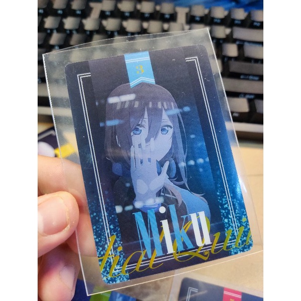 Thẻ Carddass chính hãng Bandai Nhà có 5 nàng dâu Gotoubun no Hanayome The Quintessential Quintuplets