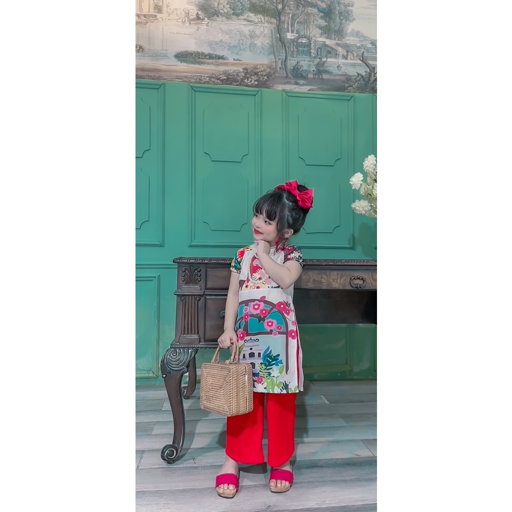 Áo dài KEM Boutique cô gái hiện đại kèm quần
