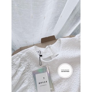 ✨BÁN SỈ✨Đầm xốp trắng ly eo tay bồng