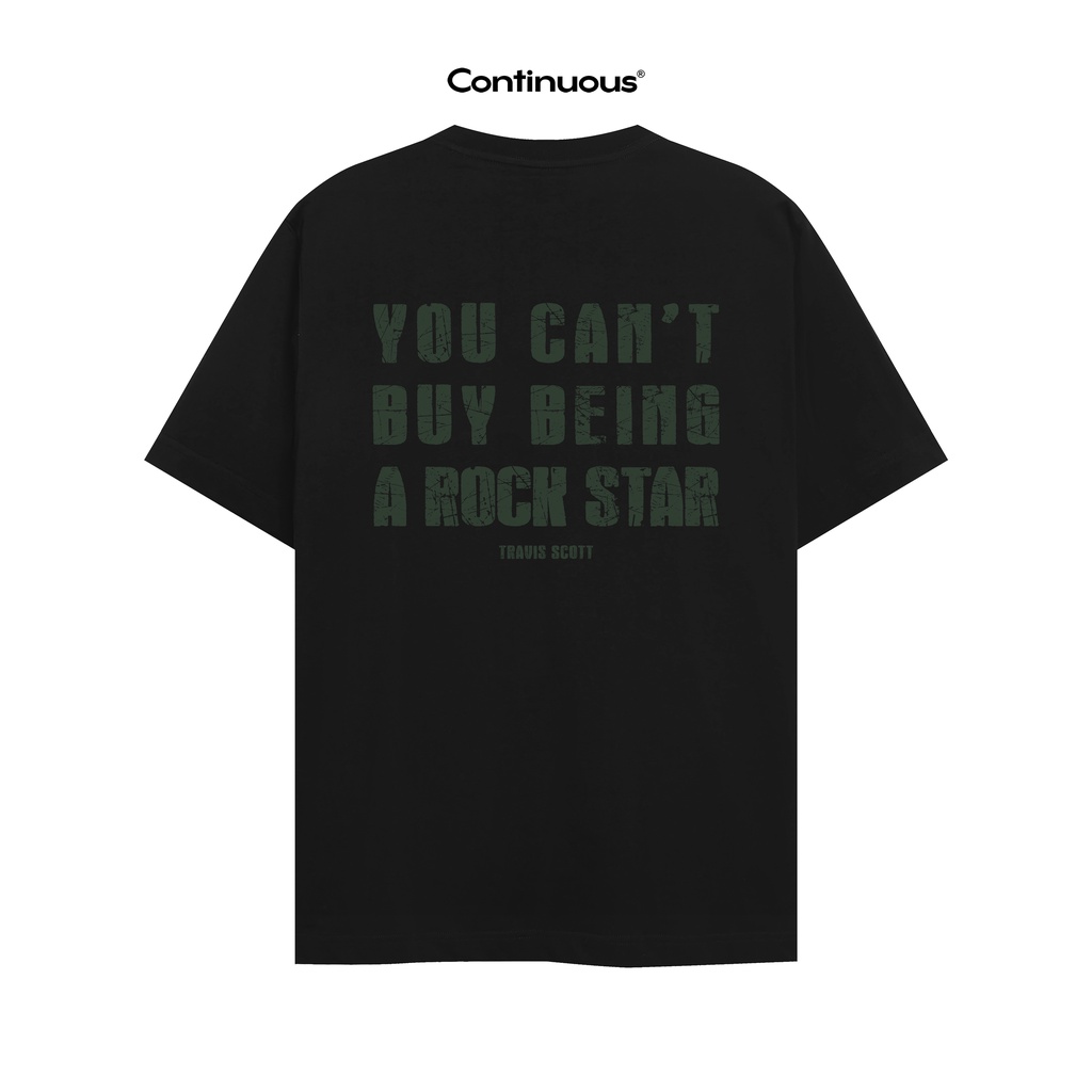 Áo thun Continuous - CTNS - TRAVIS SCOTT/ Black