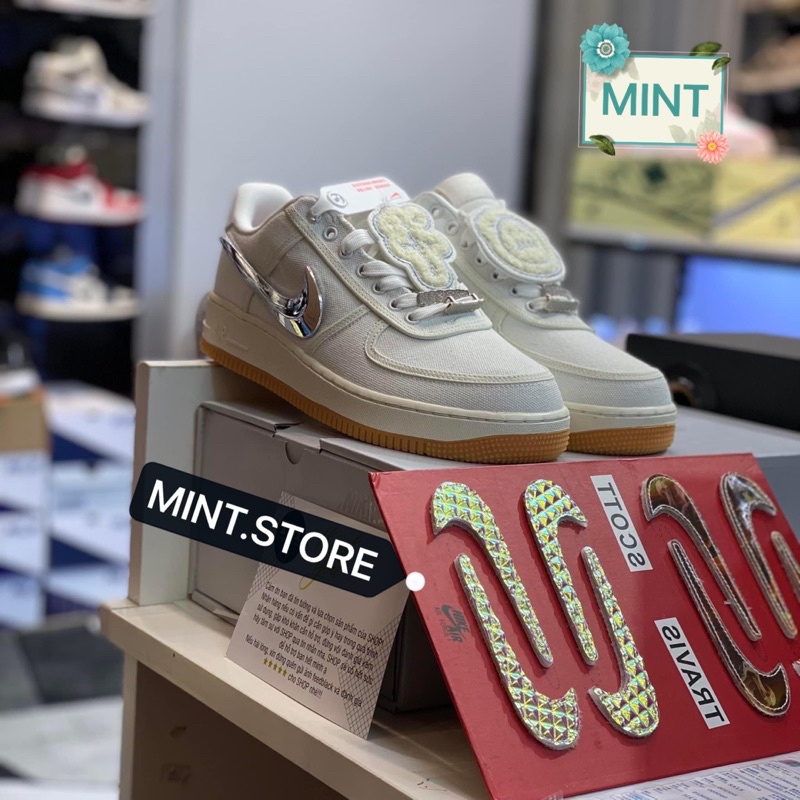 Giày thể thao sneaker trắng móc bạc rời cao cấp