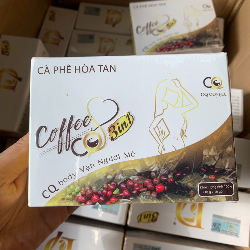 CÀ PHÊ GIẢM CÂN CQ HỘP 10 gói(chính hãng)