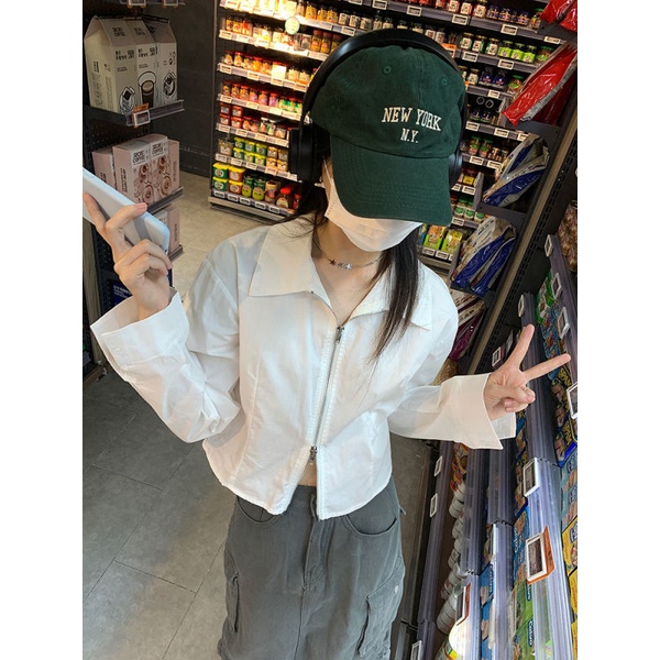 Áo Sơ Mi Nữ Dài Tay Phiên Bản Mới Của Hàn Quốc