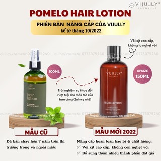 Tinh dầu bưởi hair lotion Vijully 100ml giúp hết rụng và kích mọc tóc nhanh