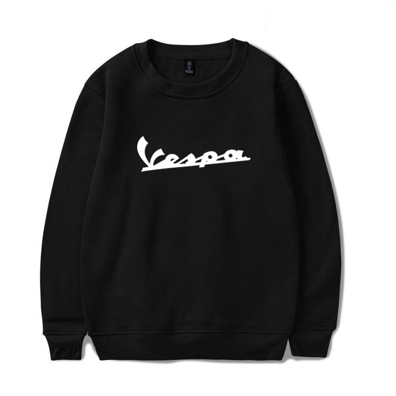 Motorcycle Vespa Unisex Sweatshirt Áo Sweater Cotton Chui Đầu Phong Cách Hip Hop Đường Phố Cho Nam Và Nữ Plus Size 4XL 3203A