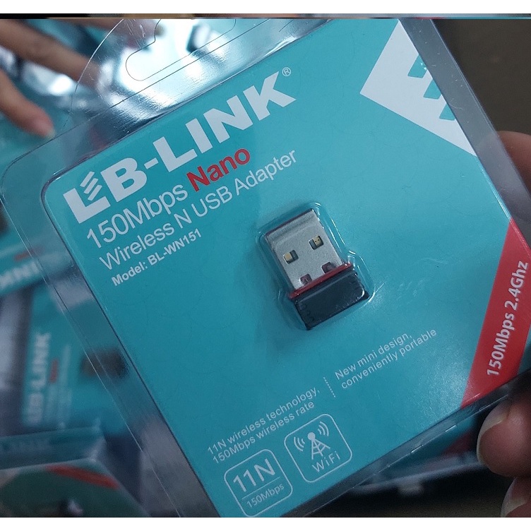 Bộ thu USB thu wifi Lblink 151 Nano tốc độ 150Mbps cho PC máy tính laptop hàng chất lượng cao | BigBuy360 - bigbuy360.vn