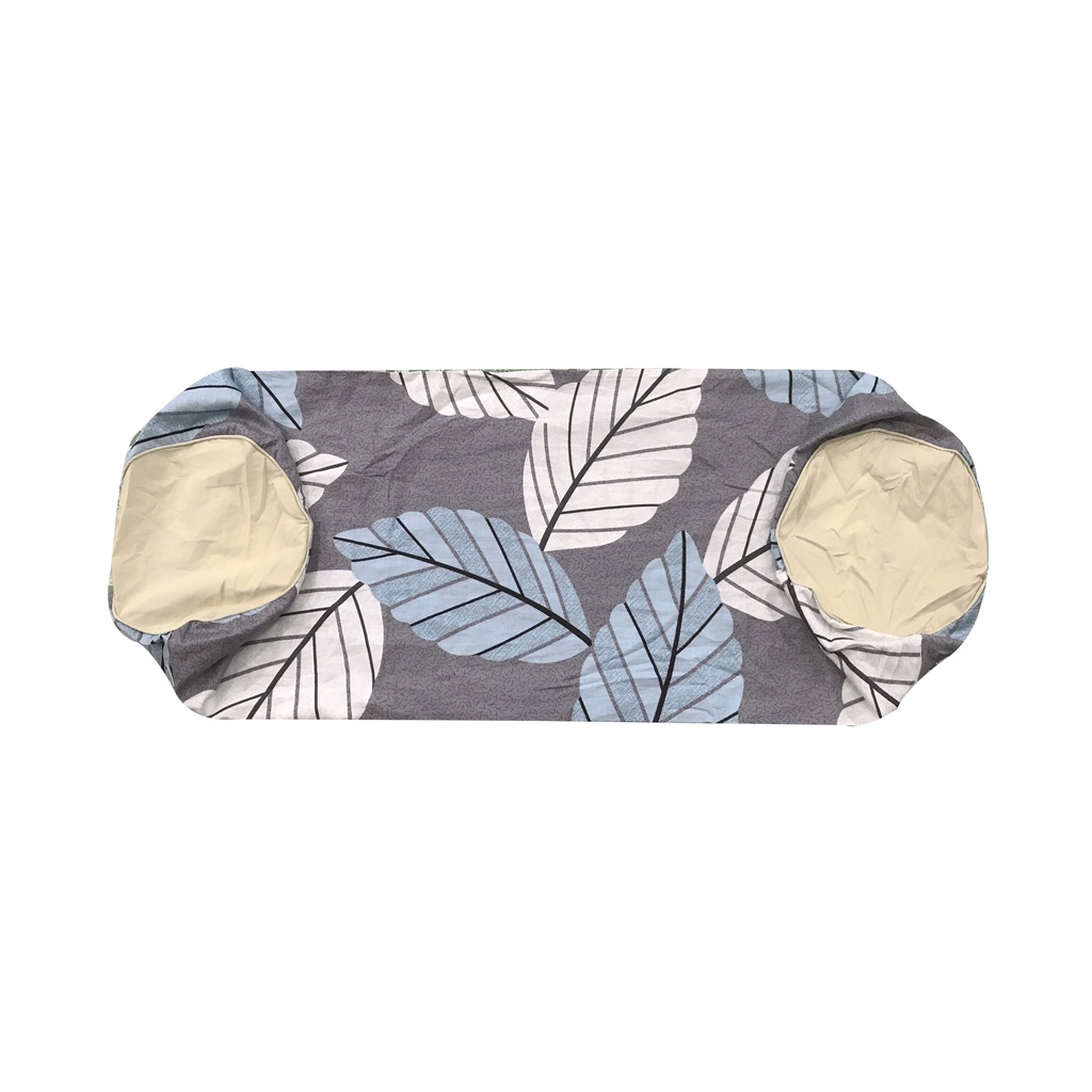 Áo vỏ gối ôm dây kéo cotton hoa Hometex