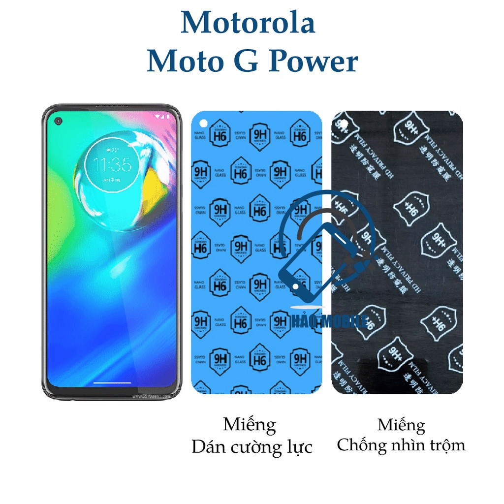 Dán cường lực dẻo nano Motorola Moto G Power ( trong suốt và chống nhìn trộm )