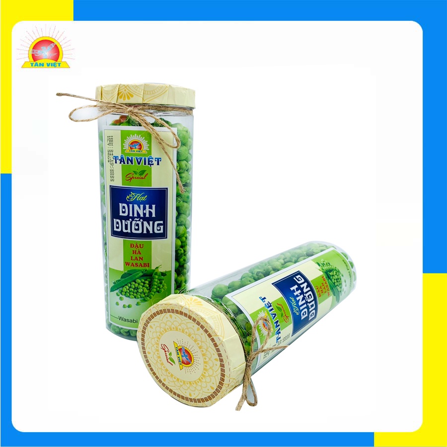 Đậu Hà Lan Wasabi Tân Việt Thơm Ngon Vị Cay Nồng Nhè Nhẹ Trọng Lượng 350g