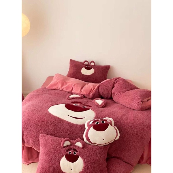 Set ga nỉ nhung Disney IGUN BEDDING cập bến chất nỉ nhung mềm mịn