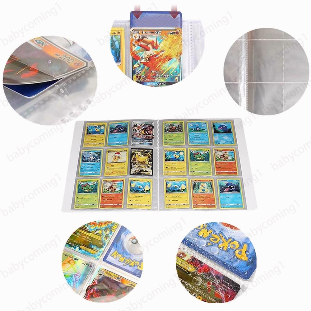 Cuốn Album Sưu Tầm 432 Thẻ Pokemon 9 Ngăn