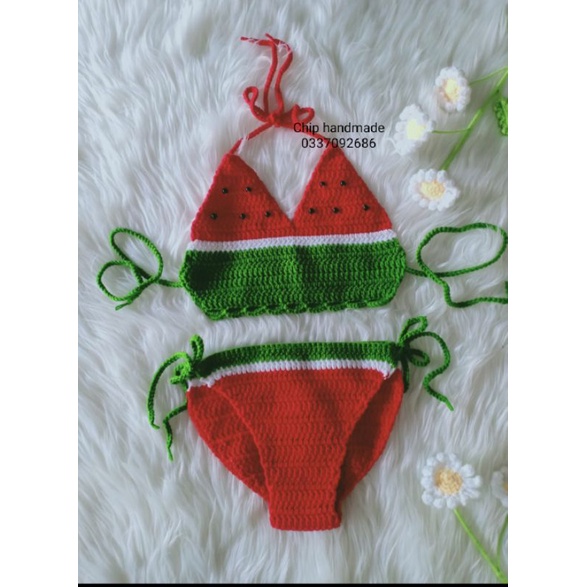 Bikini, đồ bơi dưa hấu cho bé