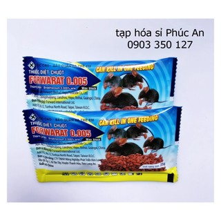 Thuốc diệt chuột hạt gạo forwarat 0.005 gói 25gr