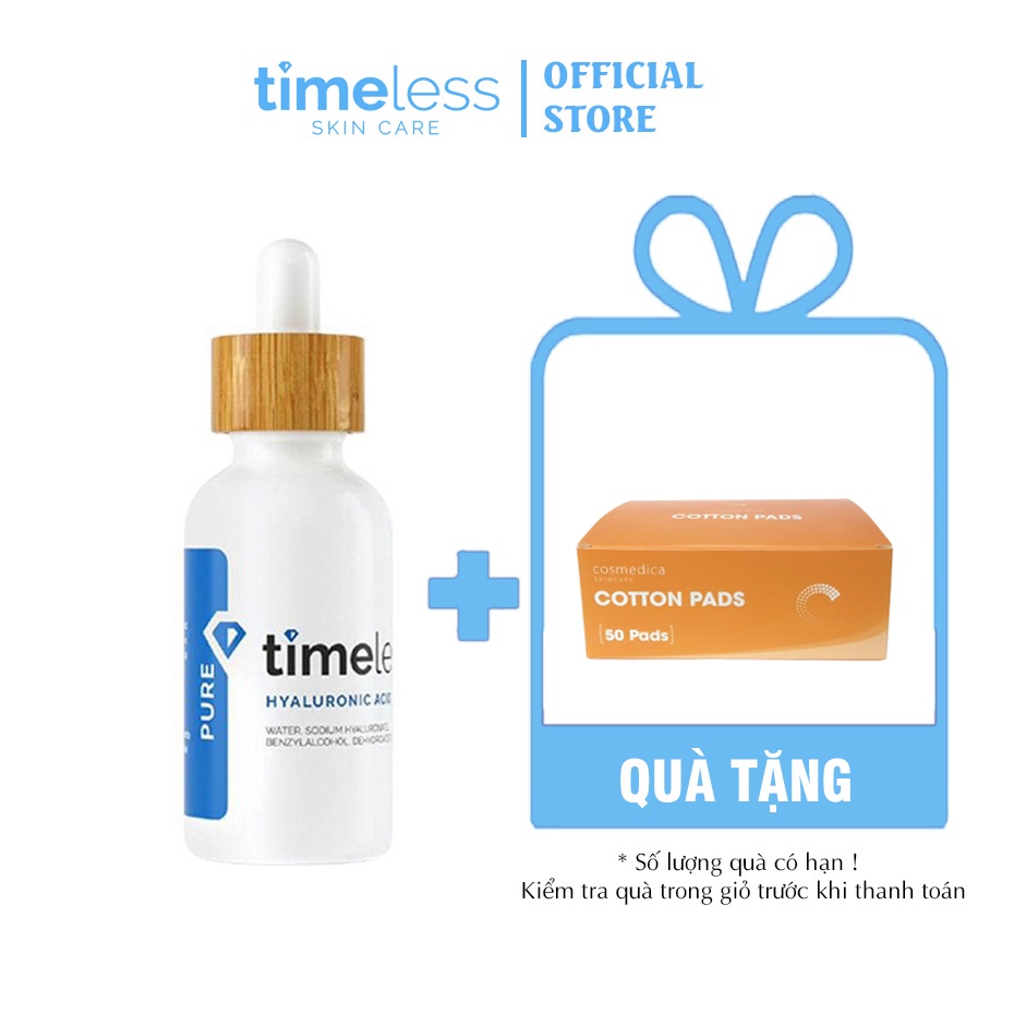 Tinh Chất Cấp Nước Timeless Hyaluronic Acid Pure Serum (60ml)