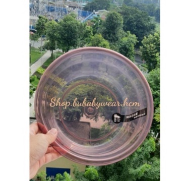 Thau/ Chậu nhựa rửa mặt PP trong suốt (-20 độ-120 độ C) đường kính 28cm