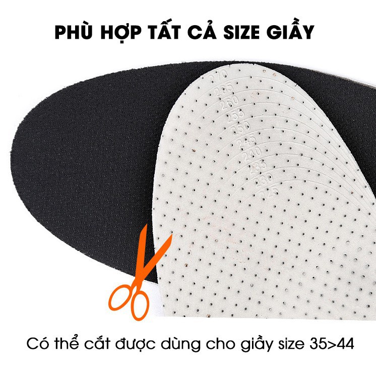 Miếng Lót Gót Độn Đế Giày Tăng Chiều Cao 4D EVA 3cm, 4cm