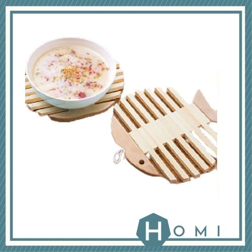 Đế lót ly, rế gỗ lót nồi đa năng, lót bàn cách nhiệt - Homi Store