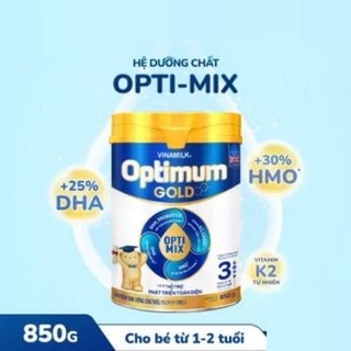 Sữa bột optimum gold 3 850g