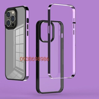 [ Màu Tím ] iPhone 14 pro max , 14 pro Ốp lưng Likgus Beta lưng trong viền màu bảo vệ máy