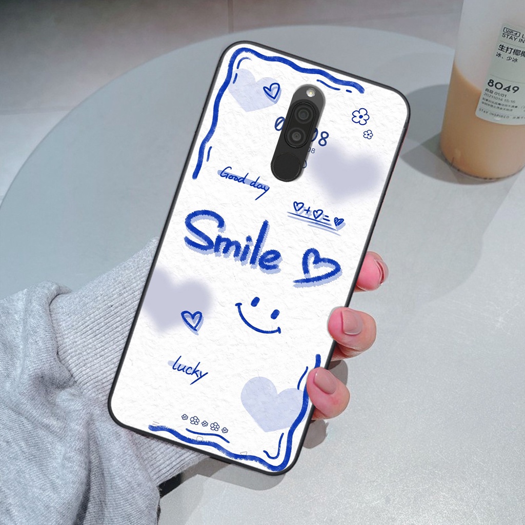 Ốp Xiaomi Redmi 8 in hình gấu vịt caro nhiều màu sắc ngộ nghĩnh dễ thương