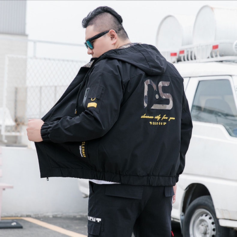 Áo khoác gió nam big size dành cho người mập người béo cân nặng từ 80-140kg