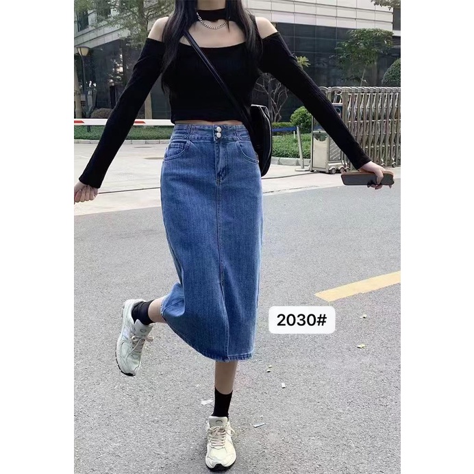 CHÂN VÁY BÒ CO DÃN