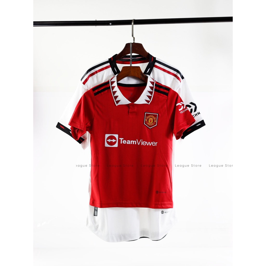 Áo đá bóng trẻ con Manchester United leaguestore 22/23 - bộ quần áo đá bóng trẻ em mu vải thái dệt mịn
