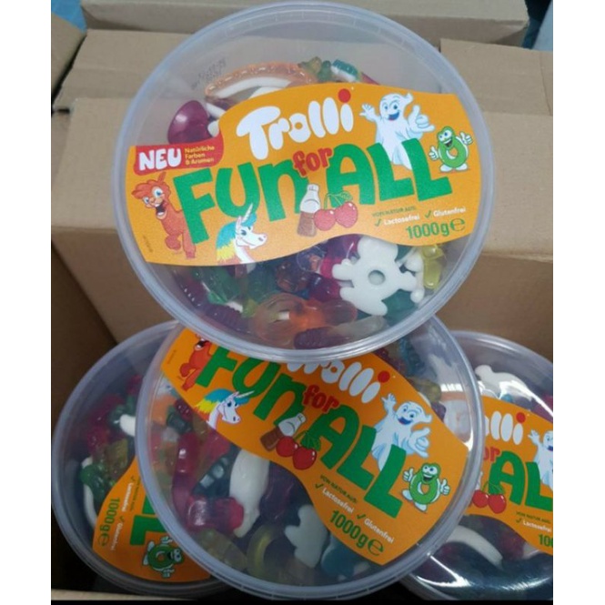 Kẹo dẻo Trolli Fun For All 1000 g date 2024