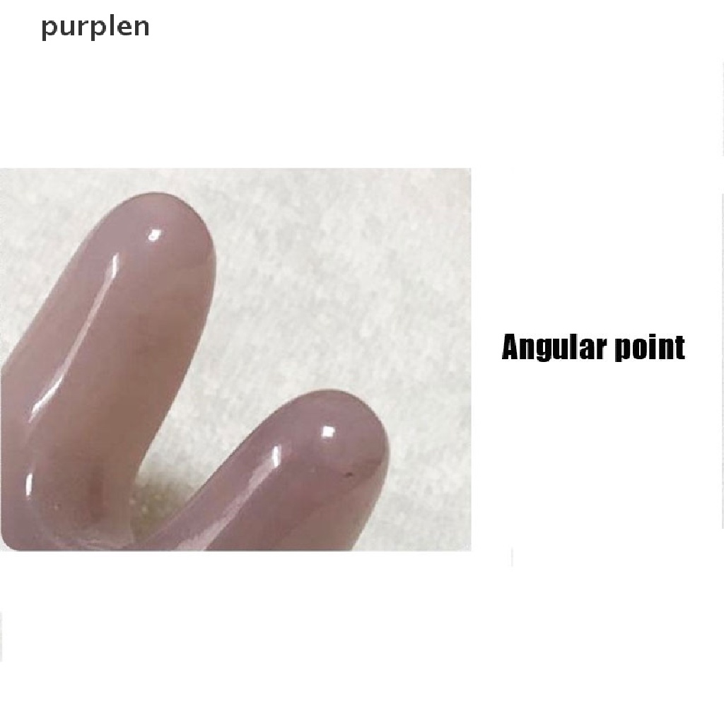 Gua Sha Mát Xa Mặt Và Cơ Thể Bằng Đá Tím Tự Nhiên