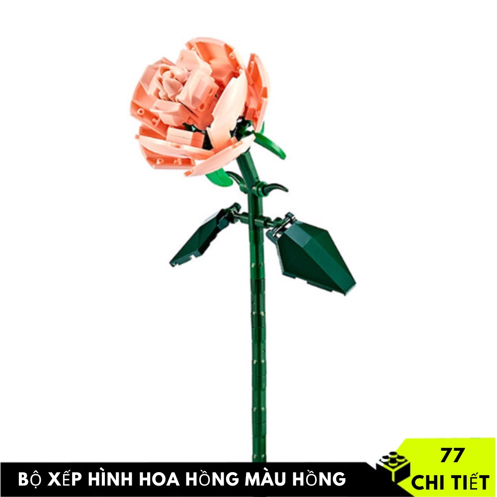 LEGO HOA HỒNG 40460 - Hoa hồng rực rỡ màu hồng