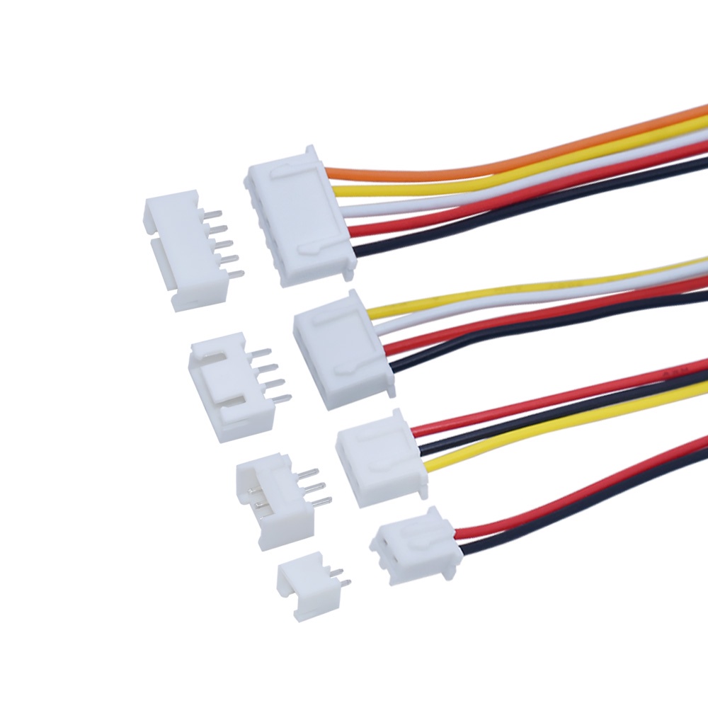 Set 10 Đầu Nối Dây Điện 2 / 3 / 4 / 5 / 6 / 7 / 8 / 9 / 10 Pin 26AWG JST XH2.54 XH 2.54mm