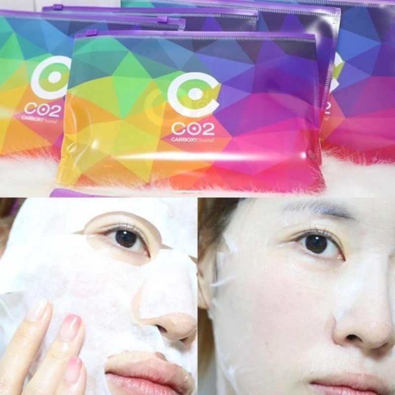 Mặt nạ thải độc và gel CO2 giúp da sạch sâu Hàn Quốc Chính Hãng