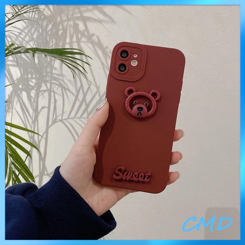 ốp lưng iphone Điện Thoại Hình Gấu Cho Iphone 6/6plus/6s/6splus/7/7plus/8/8plus/x/xr/xs/11/12/13/pro/max/plus/promax/-055