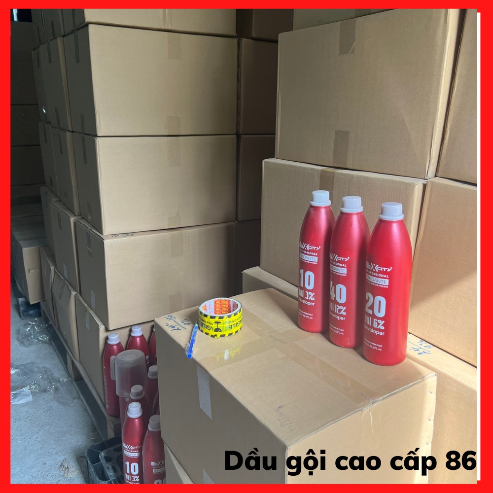 TRỢ NHUỘM OXYDYANT 3%, 6%,9%,12% 1000ml CHỐNG XÓT,KHÔNG KÍCH ỨNG DA, THƠM MÙI DỪA