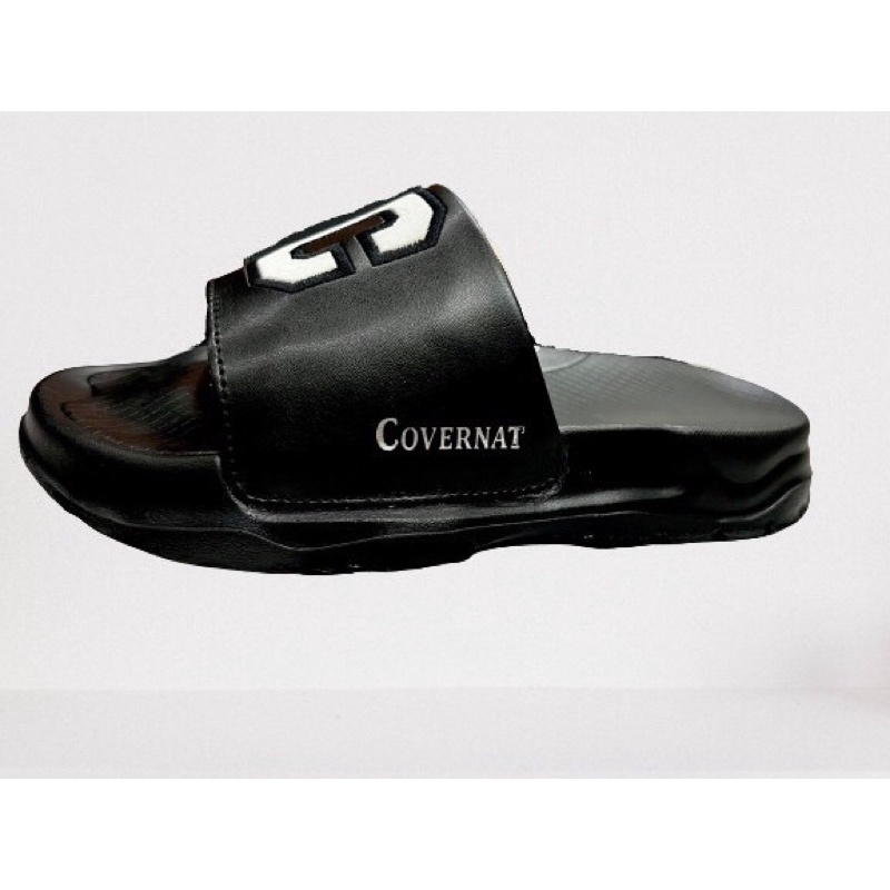 Dép Chữ C Nam Nữ Đế Độn 3-5cm Quai Da May Viền