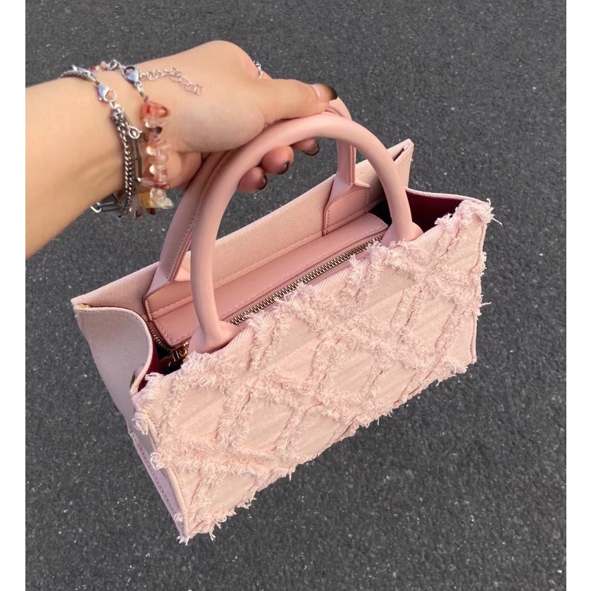 Túi Xách Nữ Thời Trang Bằng Sợi Dệt Phong Cách Trẻ Trung