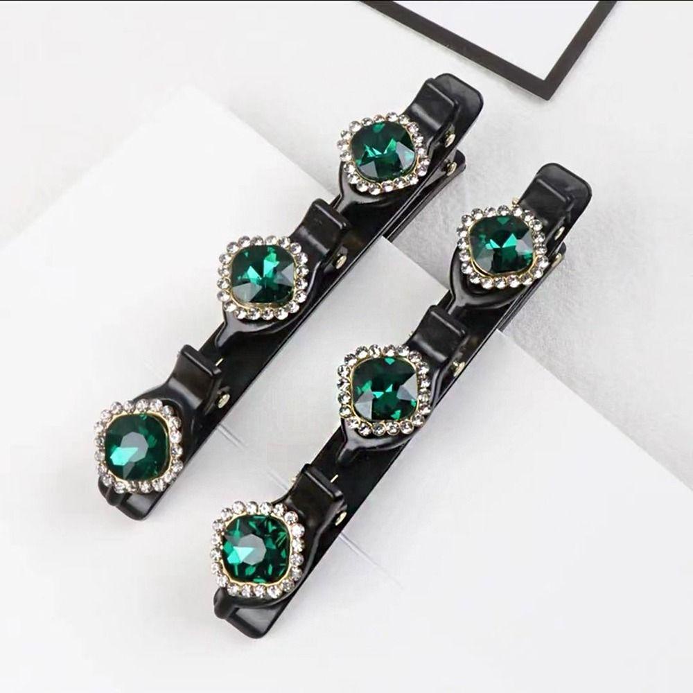 Epoch Kẹp Tóc Dạng Xoắn Hai Lớp Dành Cho Nữ|Bông Tai Đính Đá Zircon Phong Cách Hàn Quốc|Kẹp Tóc Đính Đá Xinh Xắn Cho Bé Gái