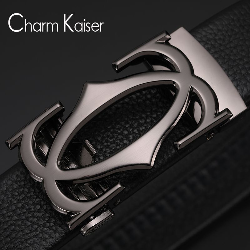 Thắt Lưng Da Thật Có Khóa Tự Động Thời Trang Cho Nam Mã 108