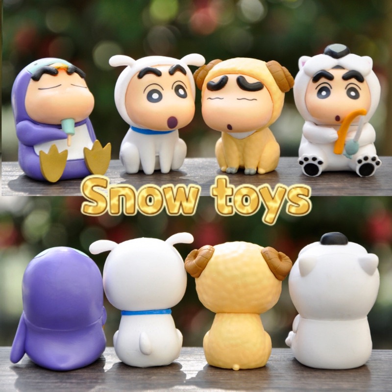 Mô hình Shin Cậu bé bút chì - Shinnosuke - Shin chan Cosplay dễ thương bền màu chất liệu an toàn Shinosuke - 7,5~8,5cm