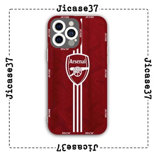 Ốp lưng iphone và samsung xiaomi oppo cạnh vuông Jicase logo 3 sọc arsenal 