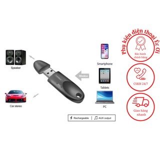Usb thu bluetooth 5.0 có hỗ trợ mic đàm thoạt earldom m40