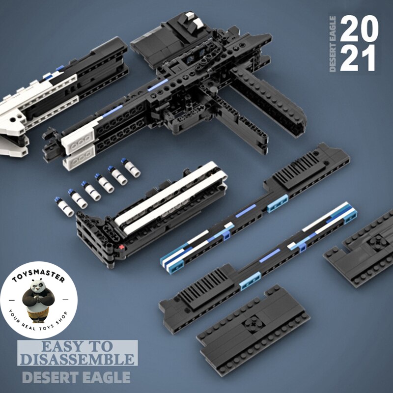Đồ Chơi Lắp Ráp Kiểu Lego Súng Mô Hình Desert Eagle Black Ice PUBG CSGO Với 900+ Mảnh Ghép, Phiên Bản Của Kevin183