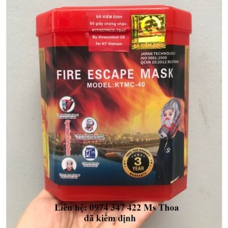 mặt nạ chống khói KTMC40 có kiểm định