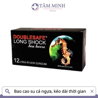 Bao cao su cá ngựa doublesafe sea horse hộp 12 chiếc