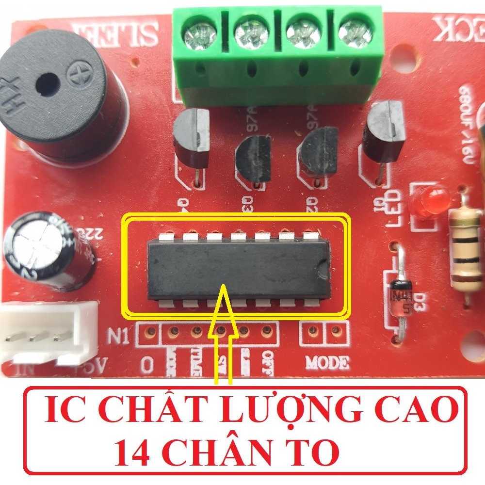 Bộ mạch điều khiển từ xa cho quạt INVERTECH LOẠI TỐT IC 14 CHÂN CÓ CẦU CHÌ BẢO VỆ SIÊU BỀN- ĐẦY ĐỦ HƯỚNG DẪN SỬ DỤNG
