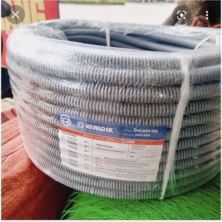 1 cuộn ống sun ruột gà sino ống luồn điện chống cháy phi 16,20,25