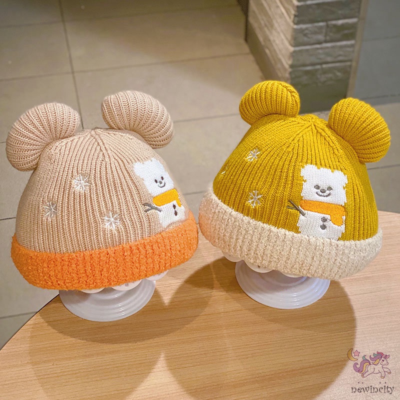 Mũ Dệt Kim Bảo Vệ Tai Phong Cách Hàn Quốc Dành Cho Bé Trai Và Bé Gái