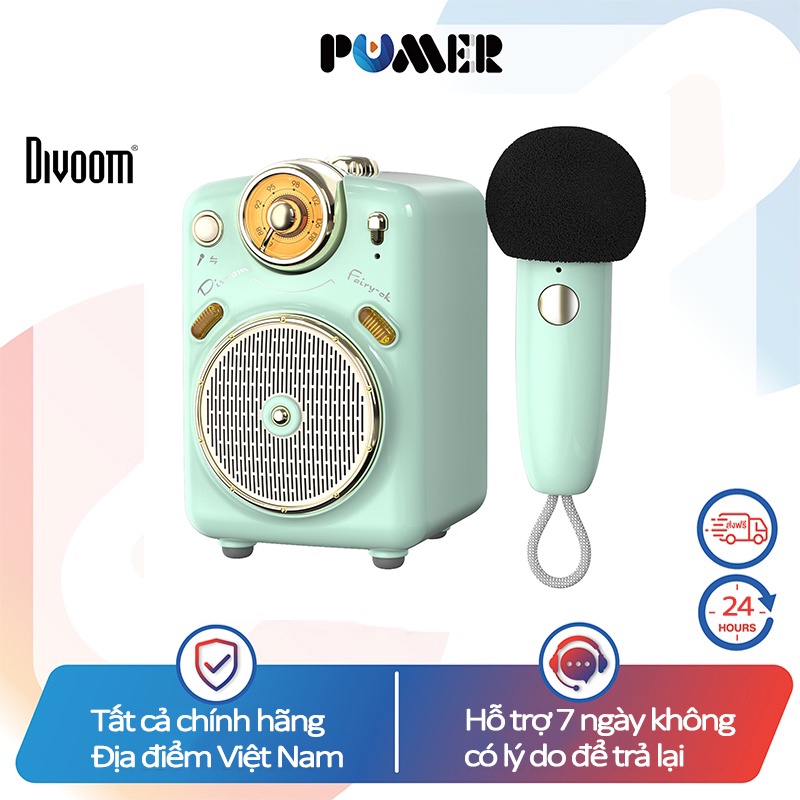 Divoom Fairy-OK Loa Bluetooth đa chức năng Loa di động không dây mini có mic