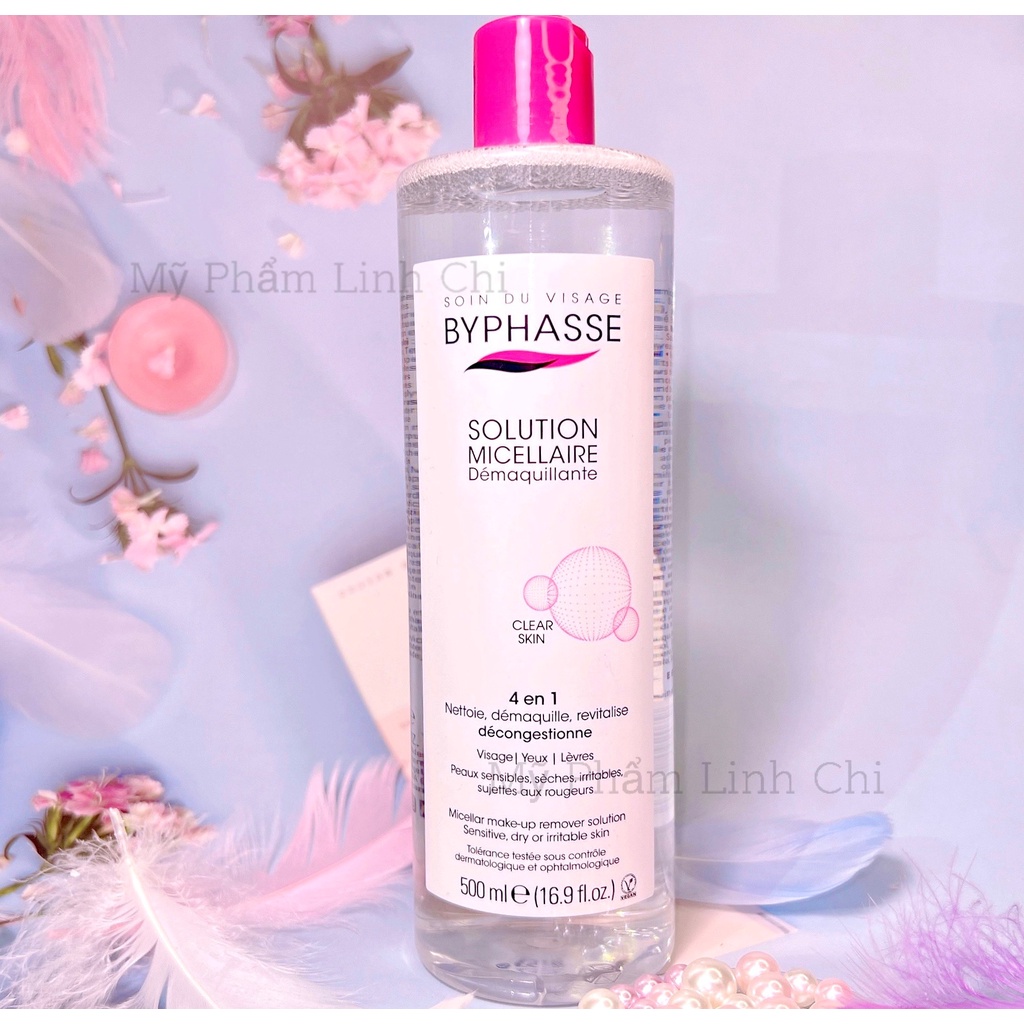 Nước Tẩy Trang BYPHASSE Solution Micerallaire Face 500ml