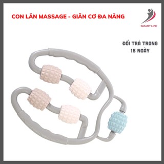 Dụng cụ massage đa năng, con lăn thư giãn cơ đa năng, massage cổ, tay, chân, eo, xoay 360 độ